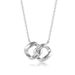 Necklace S925 sterling silver Mobius double ring clavicle chain light luxury niche high end necklace jewelry_ipsvogv.com