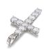 Mini zircon cross hip hop pendant tennis row chain sweater chain_ipsvogv.com