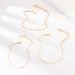 alloy anklet thick chain suit women's simple fashion temperament anklet three-piece set_ipsvogv.com
