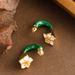 French Exquisite Fashionable Drip Enamel Colored Camellia Flower For Women, With Light Luxury Temperament And A High-end_ipsvogv.com