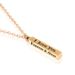 new long stainless steel I LOVE YOU wishing column pendant necklace couple jewelry accessories_ipsvogv.com
