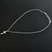 2025 New Arrivals Sier Color Choker Simple Moon Cross Pendants Necklaces For Women Metal Chain Necklace Female Jewelry Accessories_ipsvogv.com