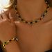 2024 New Style Women's Necklace Bracelet Set with Personalized Love and Diamond Setting Design, in Stock, Clavicle Chain_ipsvogv.com