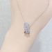 Spiral Cross Necklace Female Elements Crystal Smart Staggered Clavicle Necklace Female_ipsvogv.com