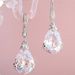 Cao Shi'er Jewelry Water Drop Zircon For Women's Simple And Versatile Earrings, Korean Internet Red Earrings_ipsvogv.com