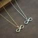 New Micro Inlaid Necklace For Women, New Cross With 8-shaped Circular Symbol Collarbone Chain Selling Well_ipsvogv.com
