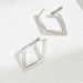 Hot Selling Korean Korean Earrings For Women Simple Geometric Quadrilateral Design Earrings Niche Temperament Earrings_ipsvogv.com