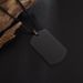 hot selling high polished dog tag necklace men's stainless steel pendant necklace simple casual jewelry_ipsvogv.com