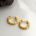 Women’s Jewelry Set Fashion Fashion Simple Temperament Personality All Match Light Luxury Niche Retro Copper Plated Texture Bamboo Gold Earrings_ipsvogv.com