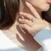 Cao Shi's New Leaf Women's Instagram Cool Wind Light Luxury Open Ring Simple and Fashionable Flower Adjustable Finger_ipsvogv.com