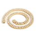 Men's Jewelry Hip Hop Necklace Men's 5mm Double Row Full Diamond Zircon Necklace Hip Hop Spring Buckle Clavicle Chain Men's Tennis Chain_ipsvogv.com