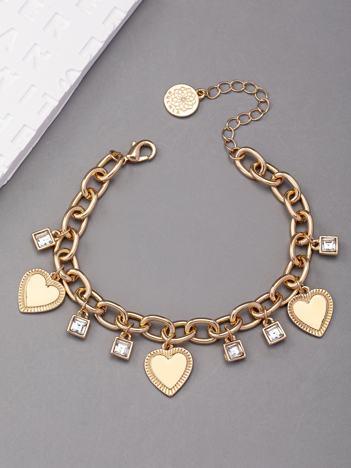 Women's Jewelry Personalized Design Three Love Pendant Bracelet Hand Jewelry High End_ipsvogv.com
