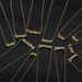 new simple stainless steel twelve constellations English letter sweater necklace female color retention clavicle chain versatile_ipsvogv.com