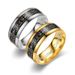 New Fashionable Men's Titanium Steel With Starry Sky Design And Elegant Handmade Jewelry Ring_ipsvogv.com