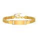 Women's Jewelry Stainless Steel Mesh Bracelet Ladies And Children's Bracelet Titanium Steel Blank Curved Plate Can Be Engraved DIY Bracelet_ipsvogv.com
