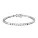Hip Hop Single Row Zircon Necklace Bracelet With Full Diamond Duck Tongue Buckle Handmade Tennis Chain Set_ipsvogv.com