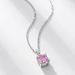 Willson Jewelry New S925 Sterling Silver Pendant Fashionable And Elegant Pink Ice Flower Cut High Carbon Diamond Manufacturer_ipsvogv.com