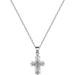 Steel 【 Titanium 】 Light Luxury Cross Flower Internet Celebrity Same Style Deep Pink Necklace For Women's Fashion Trend 【 】_ipsvogv.com