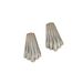 Summer INS Retro Plated Titanium Steel Feather Line Vertical Grain Earrings_ipsvogv.com