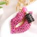 New European And American Diamond Lipstick Pendant Metal Keychain 3D Lipstick Bag Keychain Small Gift_ipsvogv.com