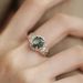Silver Water Grass Texture Zircon Living Mouth For Women, Niche Design, Fashionable Personality, High-end Feeling, Index_ipsvogv.com