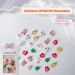 6pcs Manicure Set Resistant Nail Clipper Stainless Steel Eyebrow Tweezers For Nail Beauty With Christmas Series 3D Nail Art Decoration_ipsvogv.com