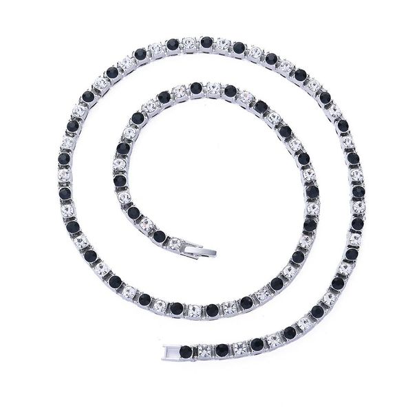 Unisex Alloy Hip Hop Versatile Decorative Line Necklace INS Popular Tennis Chain Multi Specification Tennis Chain_ipsvogv.com