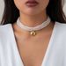 Personalized Versatile Jewelry, Geometric Beaded Necklace, Simple And Multi-layered Irregular Pearl Pendant, Necklace_ipsvogv.com