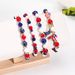 Handmade Patriotic Beaded Bracelet Set With Natural Stone Stars For Men And Women - Perfect For Independence Day Celebrations Bracelet Set_ipsvogv.com