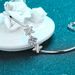 XDY Pure Silver Women's Plating Pt950 Gold Four Claw One Carat Moissanite Bracelet Straight_ipsvogv.com