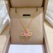 【 Titanium Steel 】 Love Wings, Light Luxury Temperament, Gorgeous Diamond Necklace, Women's Versatile Collarbone Chain,_ipsvogv.com