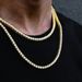 2025 New Arrivals New Classical 4MM Tennis Chain Iced Out Bracelet Necklace Men Fashion Hip-Hop Jewelry Women 8/16/18/20/24/30inch Choker_ipsvogv.com