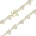 Women's Jewelry Full Diamond Zircon Heart Shaped Bracelet Niche Ins Style Personality Simple High End Ladies Bracelet_ipsvogv.com