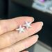 Sterling Silver Starfish Earrings Niche Design Irregular Earrings Earrings_ipsvogv.com