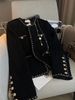 Women's Clothing light luxury small tweed black short jacket all-match royal sister style baseball jacket spring_ipsvogv.com