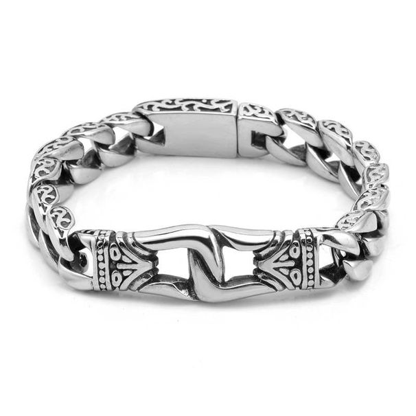 Retro Totem Cuban Bracelet Creative men's hip hop keel bracelet_ipsvogv.com