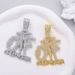 Hip Hop Full Diamond Splicing Letter OTF Pendant Accessory Punk Trendy Rap Cuban Long Necklace_ipsvogv.com