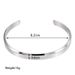 Bracelet 3 Colors Fashionable Simple Titanium Steel Plated Gold C Shaped Open Watch Accessories Bracelet Men_ipsvogv.com