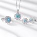 new Flower Lady Pendant Female S925 Silver Inlaid Shining Ice Flower Cut High Carbon Diamond Pendant Light Luxury_ipsvogv.com
