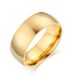 Titanium Men's Korean Edition Simple And Plain Face Aperture Stainless Steel Couple Ring Jewelry_ipsvogv.com