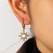 Bohemian Epoxy Elegant Fashion Earrings For Women Retro All Match Sun Shaped Zircon Earrings_ipsvogv.com