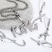 Men And Women's Jewelry Customizable Alphabet Pendant Necklace - Trendy Hip Hop Style Letter Charm With 14K Gold Plated Chain Can Be DIY Phrase_ipsvogv.com