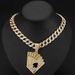 Niche Street Rap Poker Card Chain Pendant, Environmentally Friendly Alloy Cuban Necklace, Chinese Style_ipsvogv.com