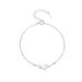 Beifei S Silver Mountain Oath Couple Female Ins Solid Chain Bracelet High Design Sense Niche Accessories_ipsvogv.com