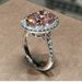 Cao Shi's 2023 Hot Selling Oval Jewelry Pink Zircon Fashion Exquisite Temperament Mosang Stone Women's Ring_ipsvogv.com