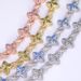 Men's Jewelry Four Leaf Clover Zircon Eight Character Cuban Bracelet Hip Hop Men's Bracelet High End All Match Trendy Hand Jewelry_ipsvogv.com