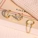 Hot Selling Geometric Style Inlaid Zircon Ear Clip Niche Earring Set Light Luxury Personality Trend Sweet Cool Earrings For Women_ipsvogv.com