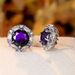 Cao Shi's High-end Fashionable Round Luxurious Zircon Crystal Earrings Women. They Are Versatile And Suitable For Women_ipsvogv.com