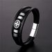 New Men's Titanium Leather Rope Creative Cross Stainless Steel Magnetic Buckle Cowhide Bracelet Jewelry_ipsvogv.com