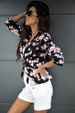 Women's Clothing fashion printed one button small suit _ipsvogv.com